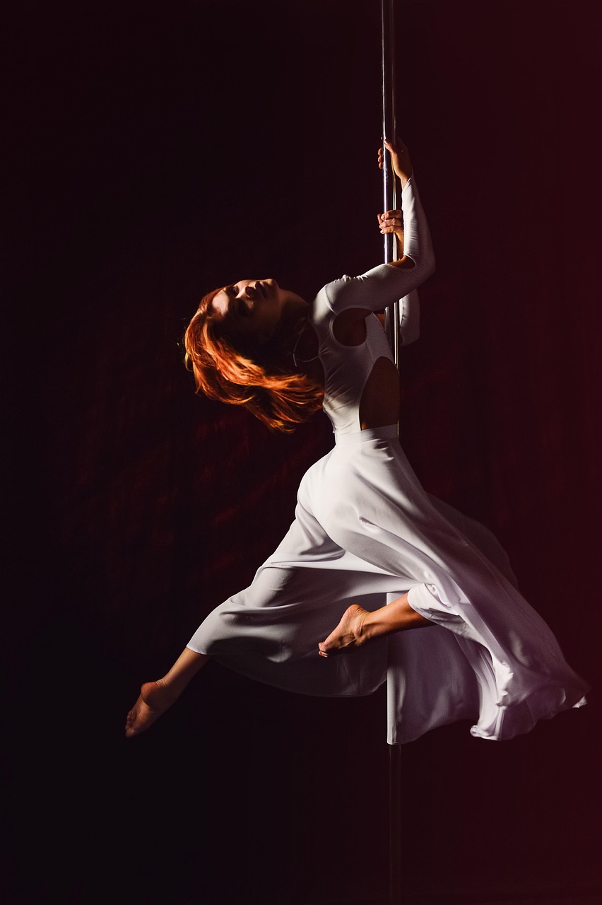 pole dance, woman, elegant, pole, dance, pylon, girl, model, gravitation, ease, black dance, black model, black dancing